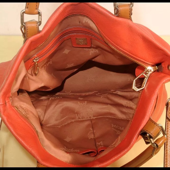 authentic MCM Leather Crossbody Bag - Picture 5 of 8